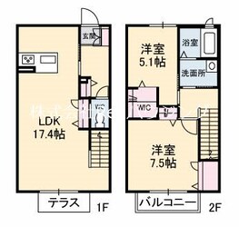 シャーメゾン庄町の物件間取画像